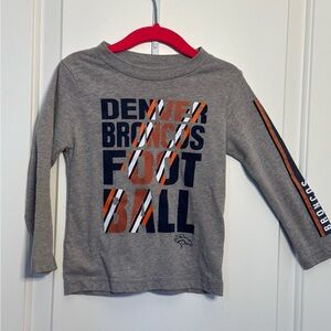 Grey NFL Denver Broncos long sleeve shirt 3T